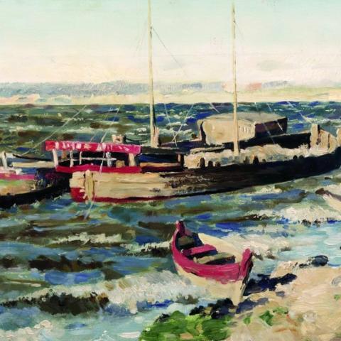 Виноградов Сергей Арсеньевич «На Волге» (1889 г.)