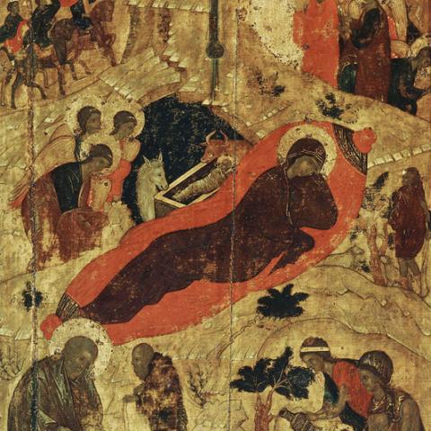 Рождество Христово. А. Рублёв