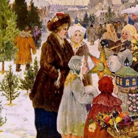 Рождественский базар. А.А. Бучкури
