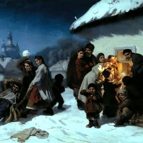 Колядки в Малороссии. К.А. Трутовский