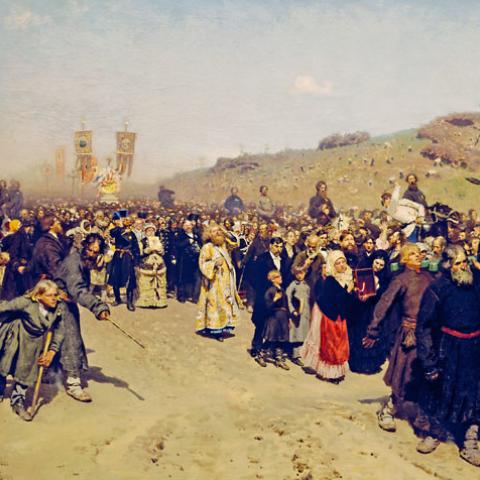 Репин И.Е.«Крестный ход в Курской губернии»