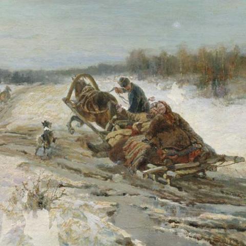 Рудольф Федорович Френц. «Масленица», 1903 г.