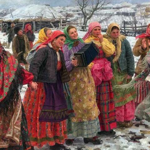 Федот Васильевич Сычков «Масленица», 1914 г.